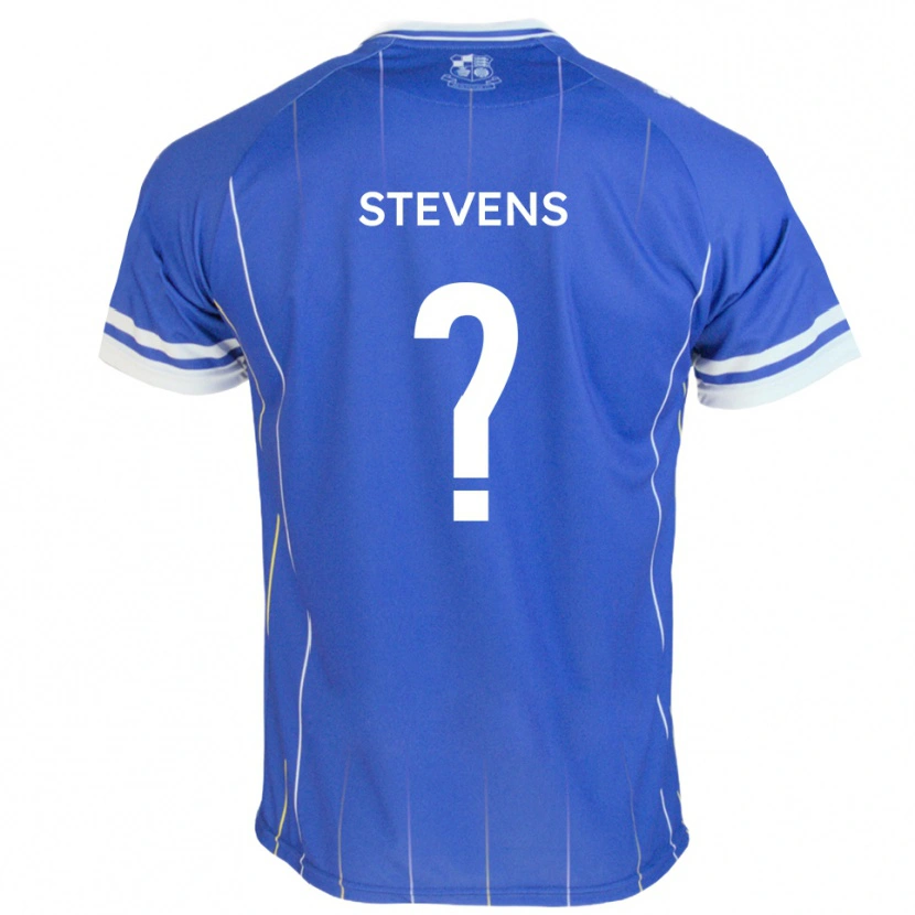 Danxen Hombre Camiseta James Stevens #0 Azul Real 1ª Equipación 2025/26 La Camisa