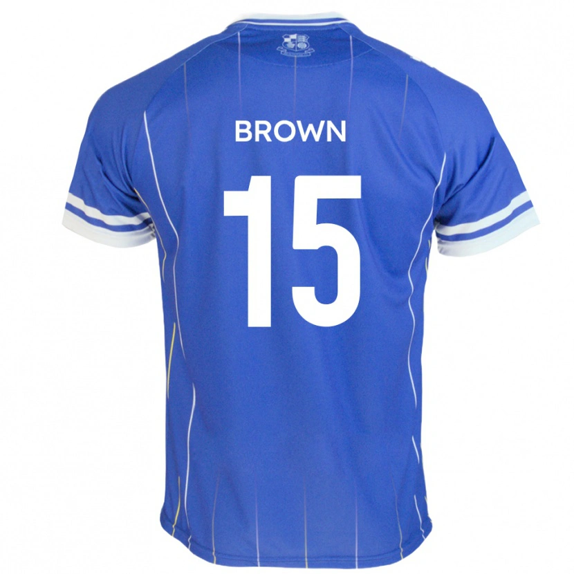 Danxen Hombre Camiseta Jed Brown #15 Azul Real 1ª Equipación 2025/26 La Camisa