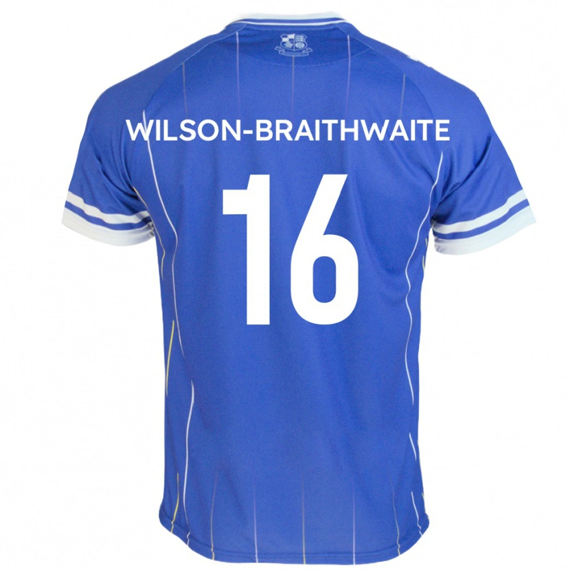 Danxen Hombre Camiseta Makai Wilson-Braithwaite #16 Azul Real 1ª Equipación 2025/26 La Camisa