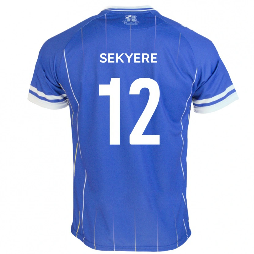 Danxen Hombre Camiseta Jeffrey Sekyere #12 Azul Real 1ª Equipación 2025/26 La Camisa