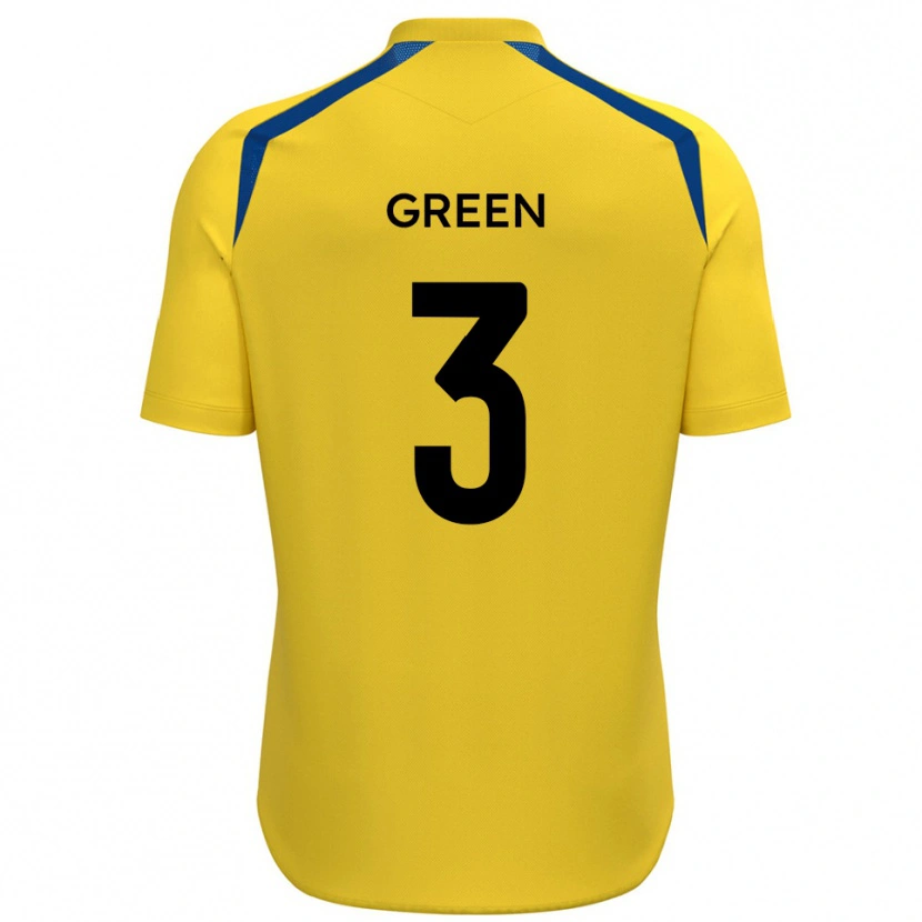 Danxen Hombre Camiseta Cameron Green #3 Amarillo Azul 1ª Equipación 2025/26 La Camisa