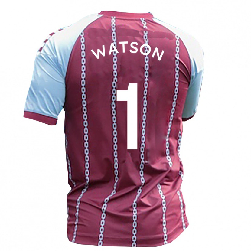 Danxen Hombre Camiseta Rory Watson #1 Azul Celeste Rojo Óxido 1ª Equipación 2025/26 La Camisa