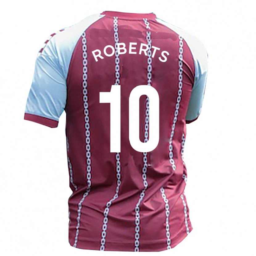 Danxen Hombre Camiseta Callum Roberts #10 Azul Celeste Rojo Óxido 1ª Equipación 2025/26 La Camisa