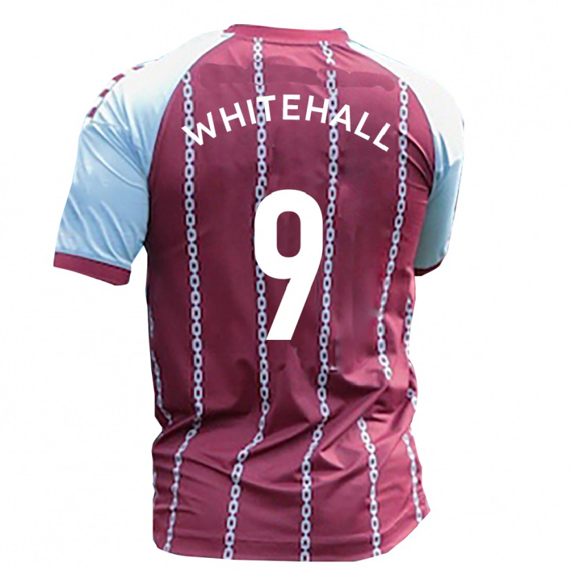 Danxen Hombre Camiseta Danny Whitehall #9 Azul Celeste Rojo Óxido 1ª Equipación 2025/26 La Camisa