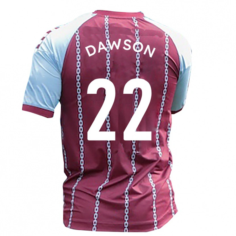 Danxen Hombre Camiseta Joey Dawson #22 Azul Celeste Rojo Óxido 1ª Equipación 2025/26 La Camisa