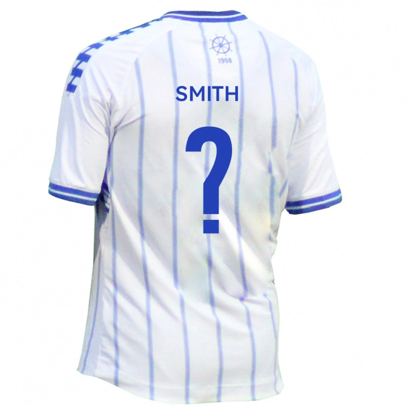 Danxen Hombre Camiseta Alisha Smith #0 Blanco Azul 1ª Equipación 2025/26 La Camisa