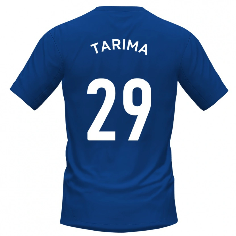 Danxen Hombre Camiseta Sean Tarima #29 Azul Blanco 1ª Equipación 2025/26 La Camisa