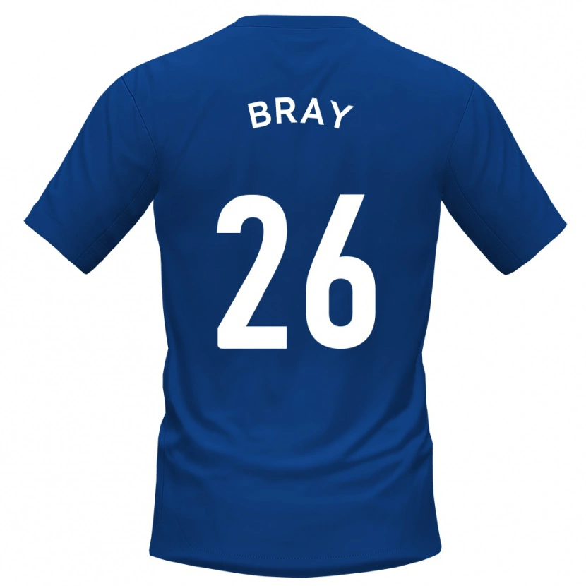 Danxen Hombre Camiseta Owen Bray #26 Azul Blanco 1ª Equipación 2025/26 La Camisa