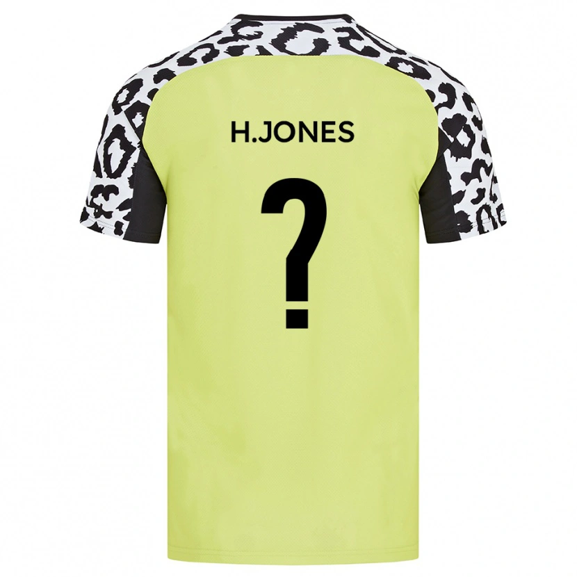 Danxen Hombre Camiseta Hattie Jones #0 Amarillo Fluorescente 1ª Equipación 2025/26 La Camisa