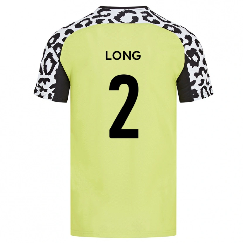 Danxen Hombre Camiseta Sean Long #2 Amarillo Fluorescente 1ª Equipación 2025/26 La Camisa
