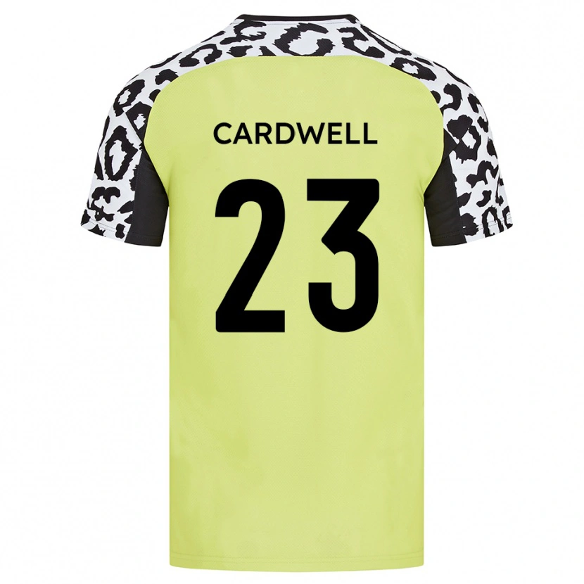 Danxen Hombre Camiseta Harry Cardwell #23 Amarillo Fluorescente 1ª Equipación 2025/26 La Camisa