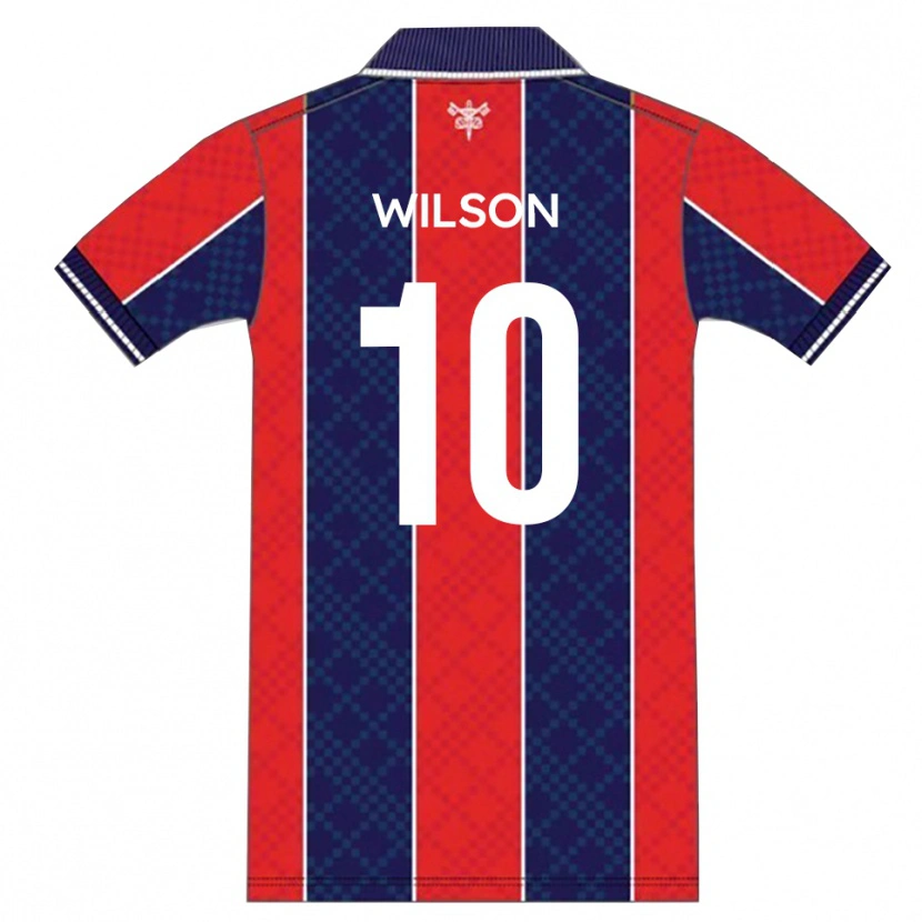 Danxen Hombre Camiseta Donovan Wilson #10 Rojo Azul Marino 1ª Equipación 2025/26 La Camisa