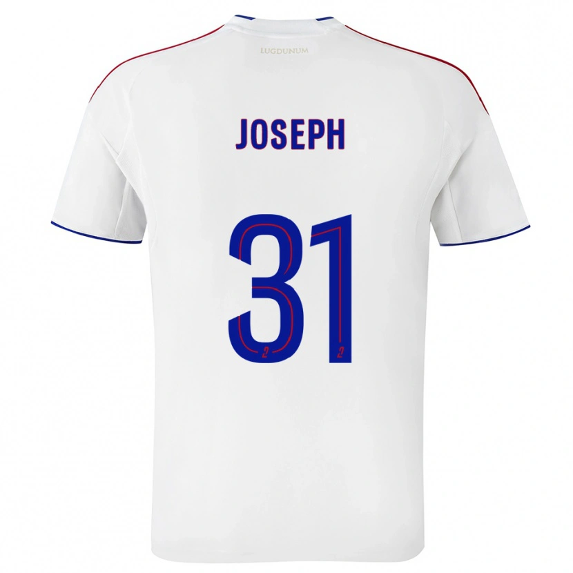 Danxen Hombre Camiseta Liana Joseph #31 Blanco Rojo 1ª Equipación 2025/26 La Camisa