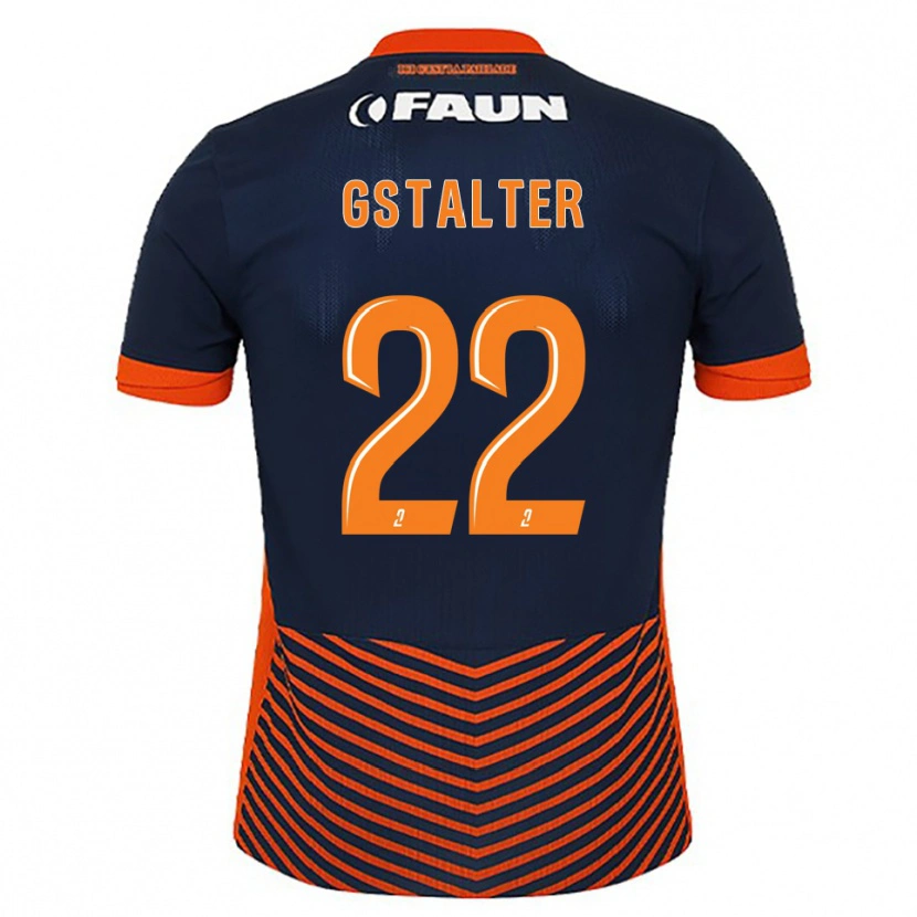 Danxen Hombre Camiseta Lola Gstalter #22 Azul Medianoche Naranja 1ª Equipación 2025/26 La Camisa