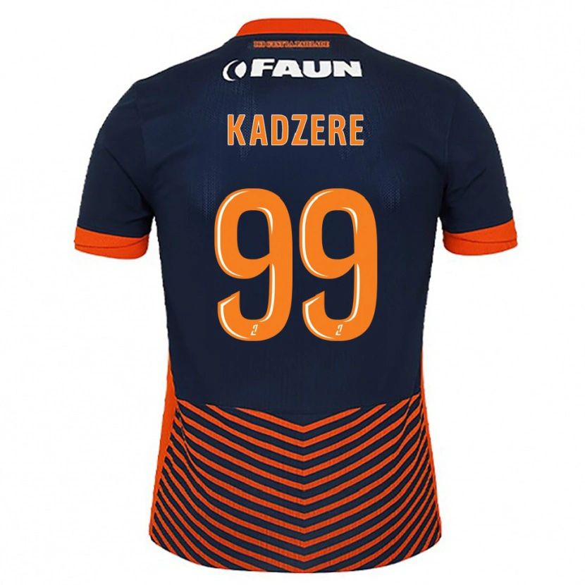 Danxen Hombre Camiseta Rose Kadzere #99 Azul Medianoche Naranja 1ª Equipación 2025/26 La Camisa