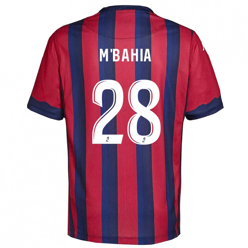 Danxen Hombre Camiseta Ivan M'bahia #28 Borgoña Azul Marino 1ª Equipación 2025/26 La Camisa