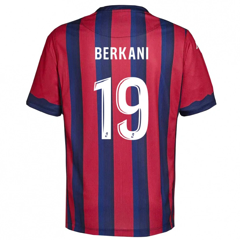 Danxen Hombre Camiseta Stan Berkani #19 Borgoña Azul Marino 1ª Equipación 2025/26 La Camisa