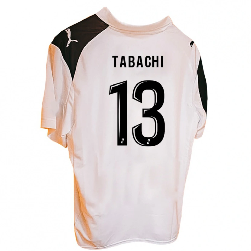 Danxen Hombre Camiseta Yacine Tabachi #13 Negro Blanco 1ª Equipación 2025/26 La Camisa