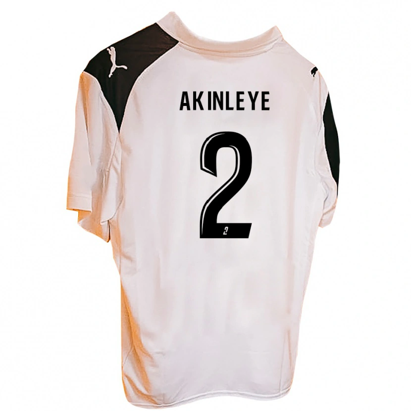Danxen Hombre Camiseta Daniel Akinleye #2 Negro Blanco 1ª Equipación 2025/26 La Camisa