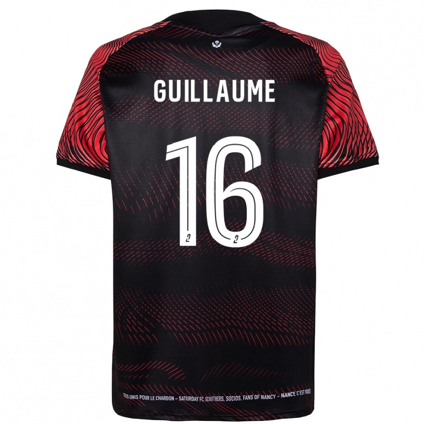 Danxen Hombre Camiseta Théo Guillaume #16 Blanco Rojo 1ª Equipación 2025/26 La Camisa