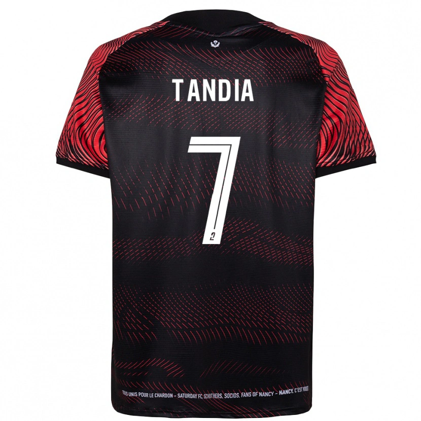 Danxen Hombre Camiseta Youssouf Tandia #7 Blanco Rojo 1ª Equipación 2025/26 La Camisa