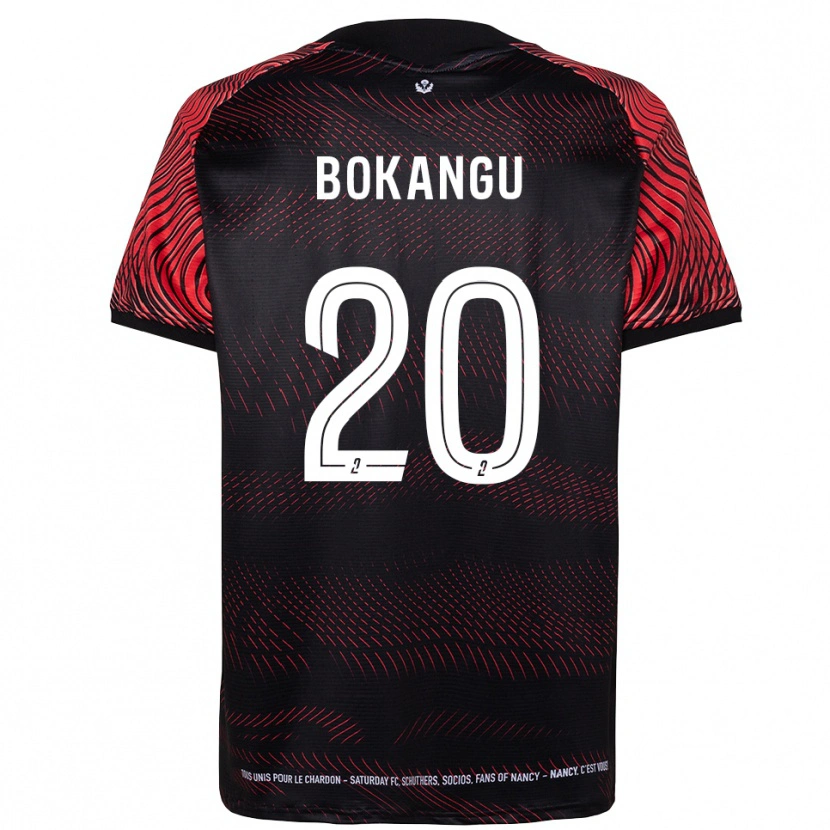Danxen Hombre Camiseta Brandon Bokangu #20 Blanco Rojo 1ª Equipación 2025/26 La Camisa