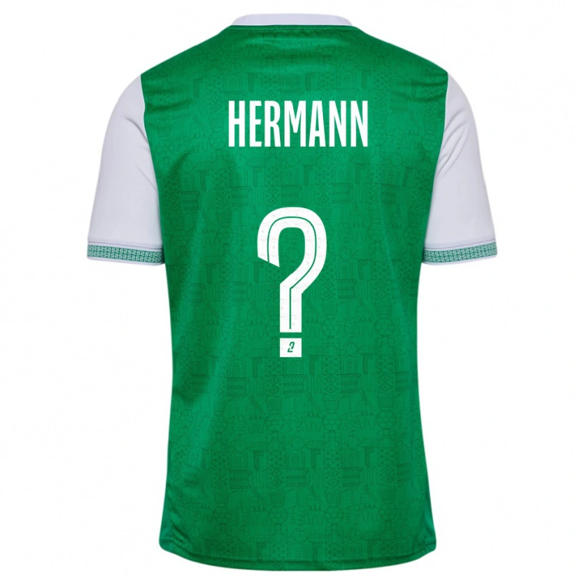 Danxen Hombre Camiseta Laura Hermann #0 Verde Blanco 1ª Equipación 2025/26 La Camisa