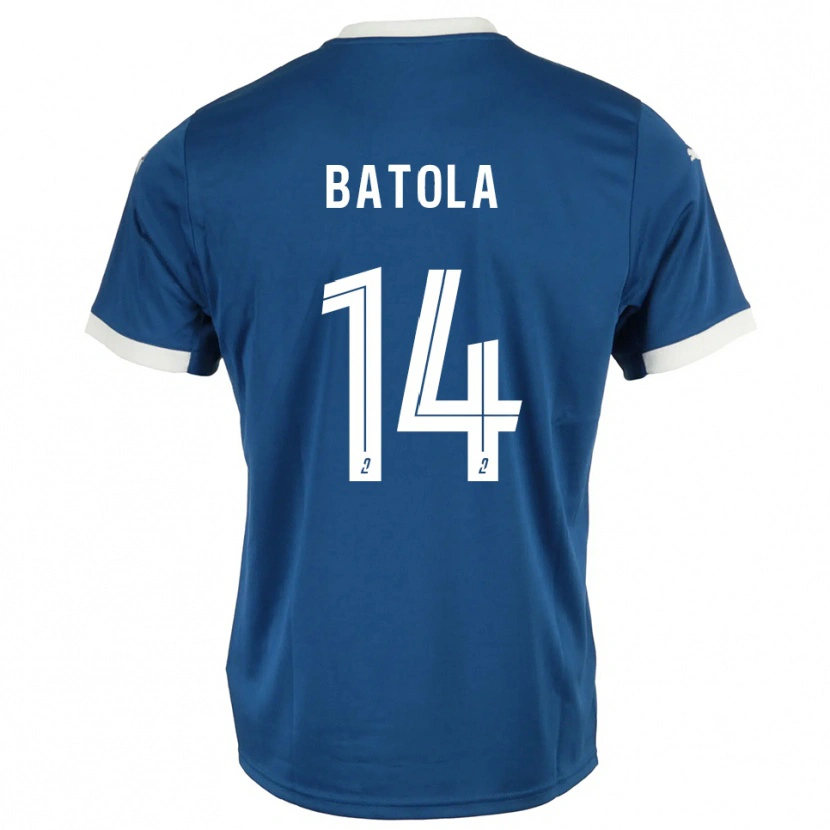 Danxen Hombre Camiseta Christ Batola #14 Azul Blanco 1ª Equipación 2025/26 La Camisa