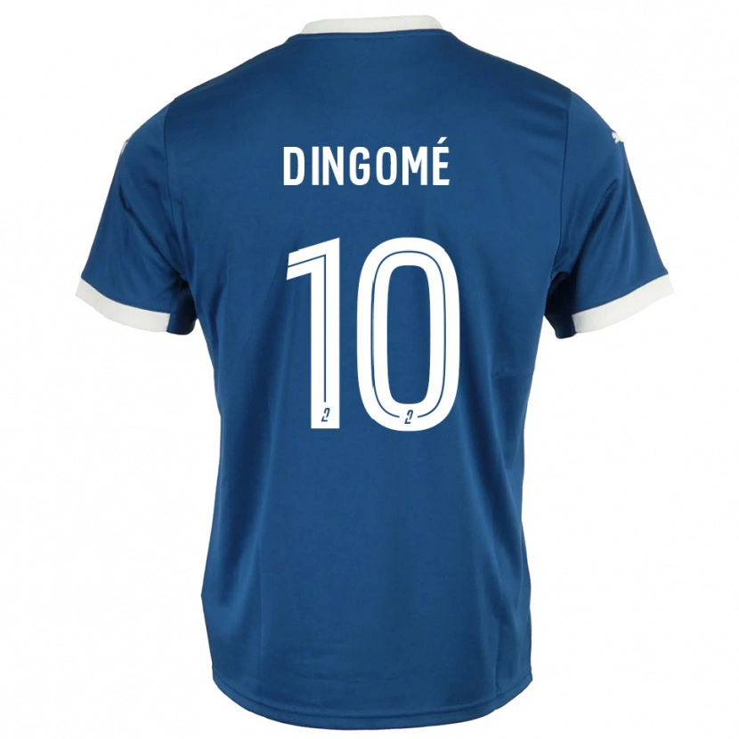 Danxen Hombre Camiseta Tristan Dingomé #10 Azul Blanco 1ª Equipación 2025/26 La Camisa