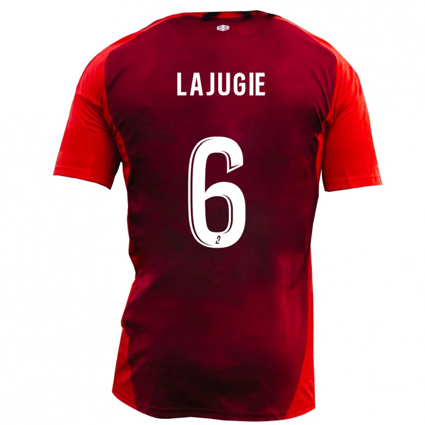 Danxen Hombre Camiseta François Lajugie #6 Rojo Borgoña 1ª Equipación 2025/26 La Camisa