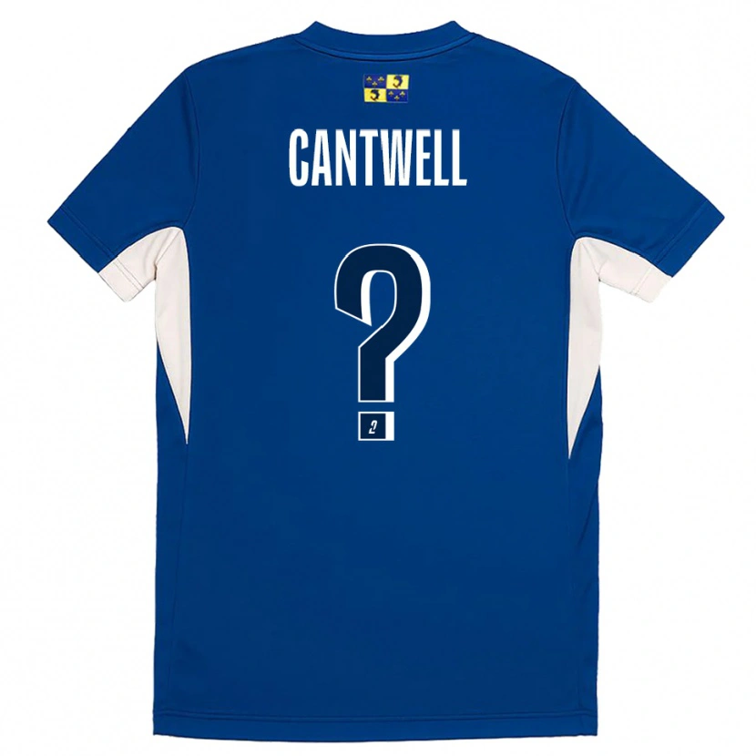 Danxen Hombre Camiseta Anna Cantwell #0 Azul Azul Marino 1ª Equipación 2025/26 La Camisa