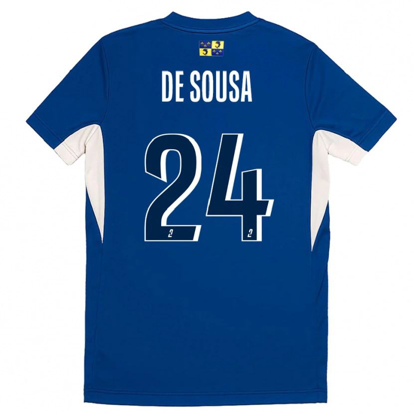 Danxen Hombre Camiseta Tifanie De Sousa #24 Azul Azul Marino 1ª Equipación 2025/26 La Camisa