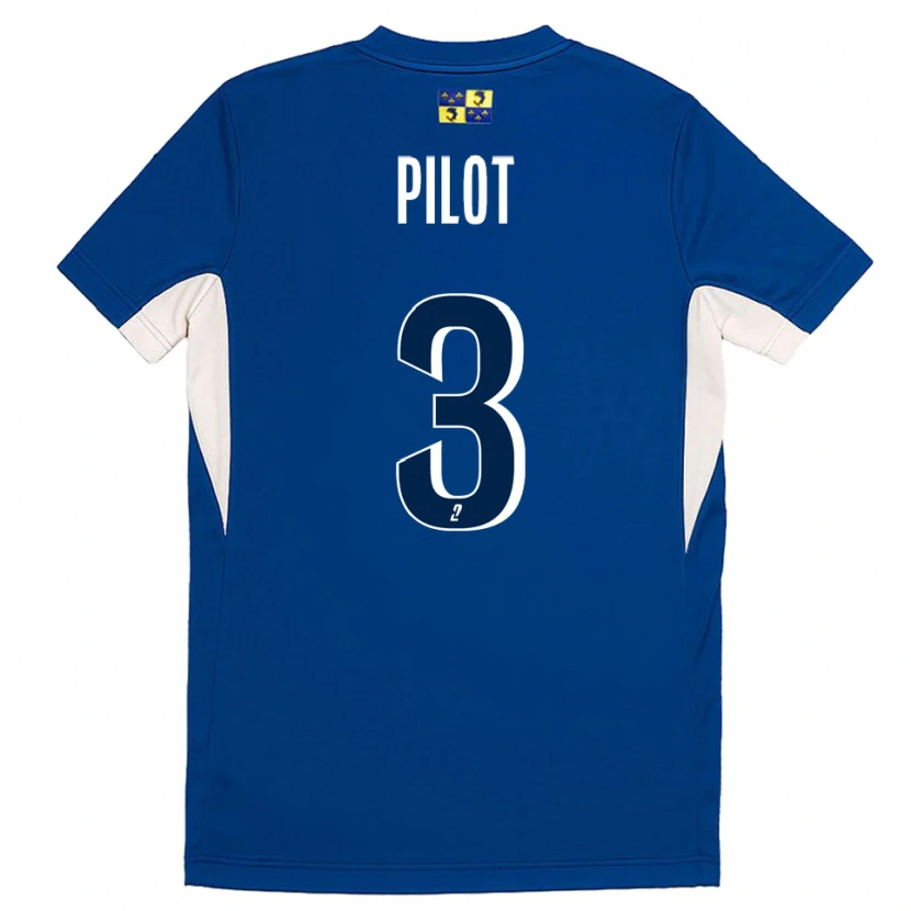 Danxen Hombre Camiseta Romane Pilot #3 Azul Azul Marino 1ª Equipación 2025/26 La Camisa