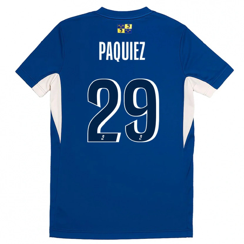 Danxen Hombre Camiseta Gaëtan Paquiez #29 Azul Azul Marino 1ª Equipación 2025/26 La Camisa