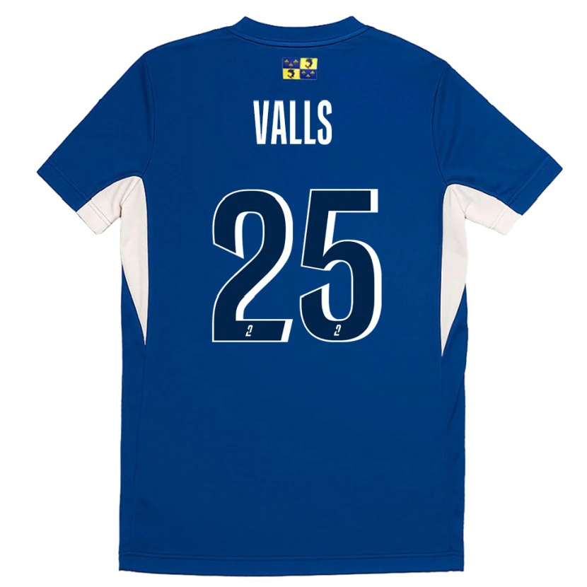 Danxen Hombre Camiseta Théo Valls #25 Azul Azul Marino 1ª Equipación 2025/26 La Camisa