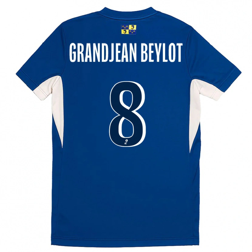 Danxen Hombre Camiseta Louise Grandjean Beylot #8 Azul Azul Marino 1ª Equipación 2025/26 La Camisa