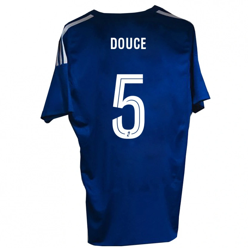 Danxen Hombre Camiseta Nassim Douce #5 Azul Blanco 1ª Equipación 2025/26 La Camisa