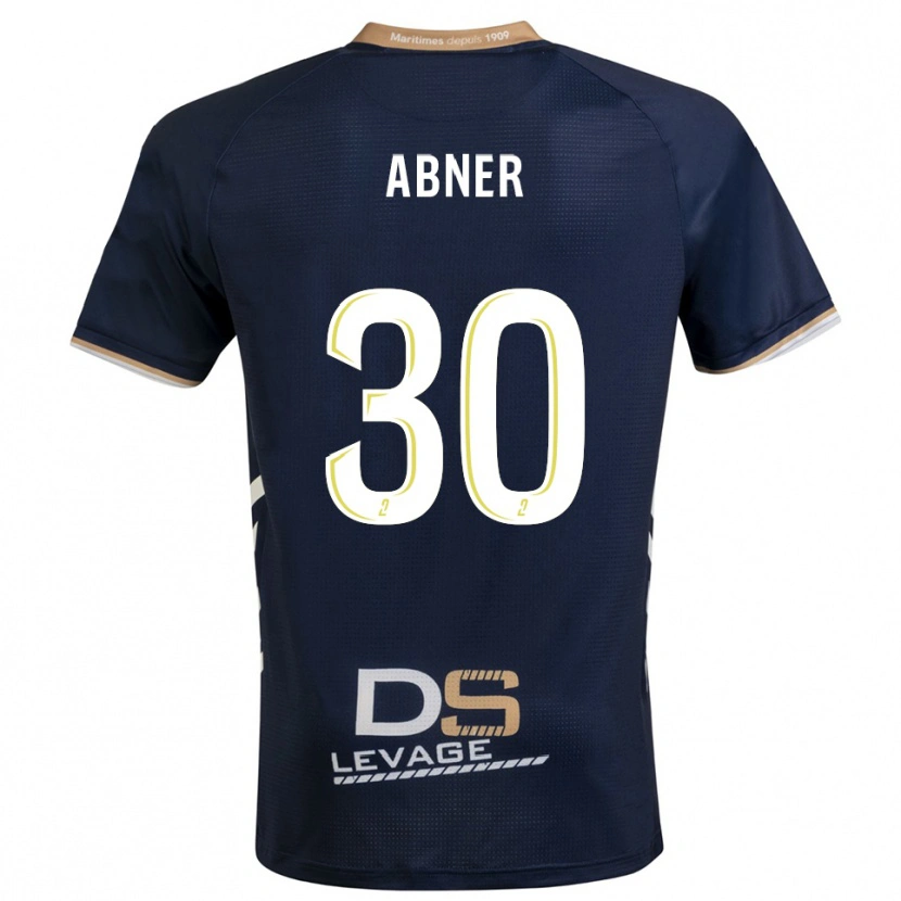 Danxen Hombre Camiseta Felipe Abner #30 Azul Marino Oro 1ª Equipación 2025/26 La Camisa