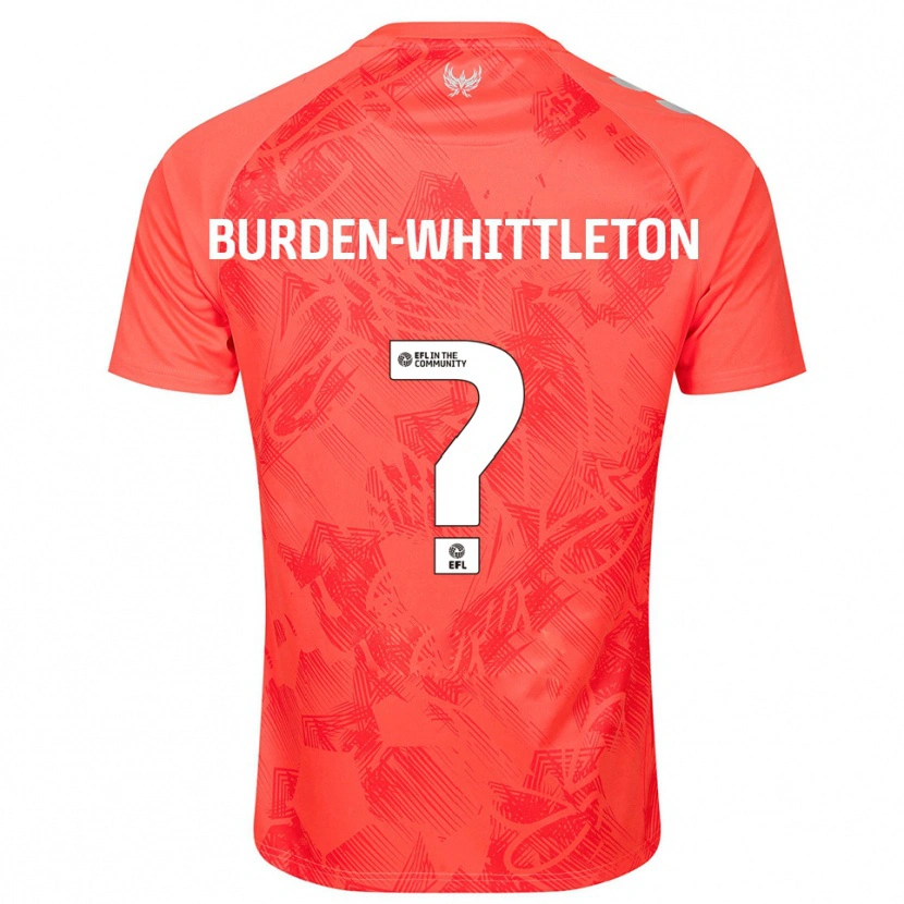 Danxen Hombre Camiseta Charlie Burden-Whittleton #0 Naranja Blanco 2ª Equipación 2025/26 La Camisa