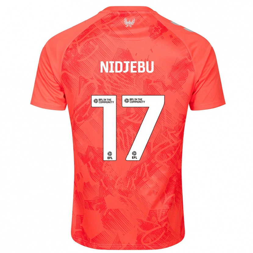 Danxen Hombre Camiseta Success Nidjebu #17 Naranja Blanco 2ª Equipación 2025/26 La Camisa