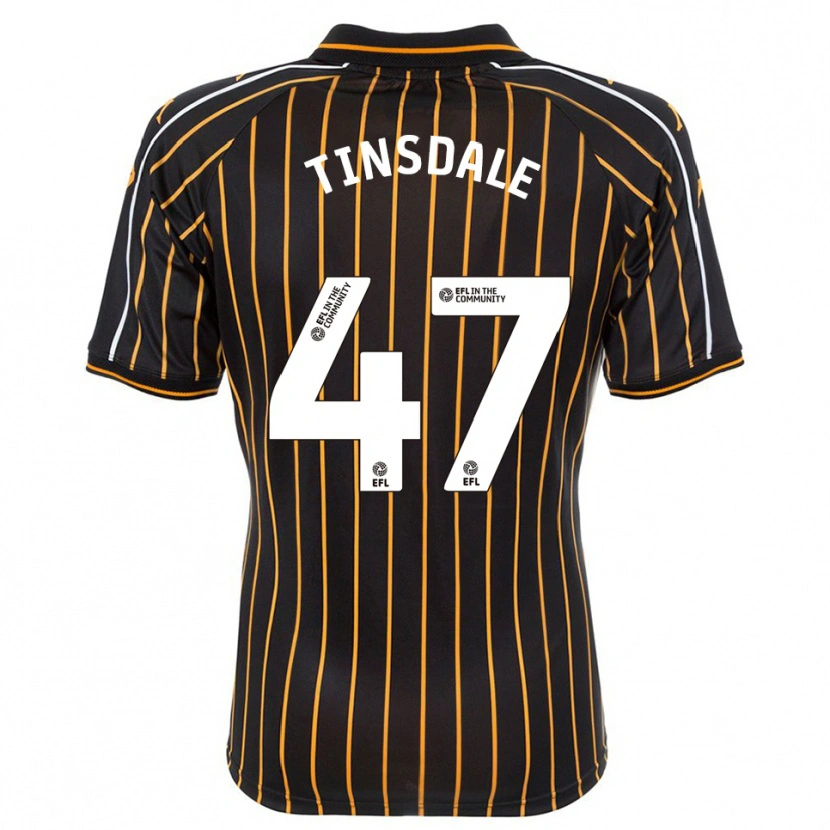 Danxen Hombre Camiseta Nathan Tinsdale #47 Blanco Negro 2ª Equipación 2025/26 La Camisa