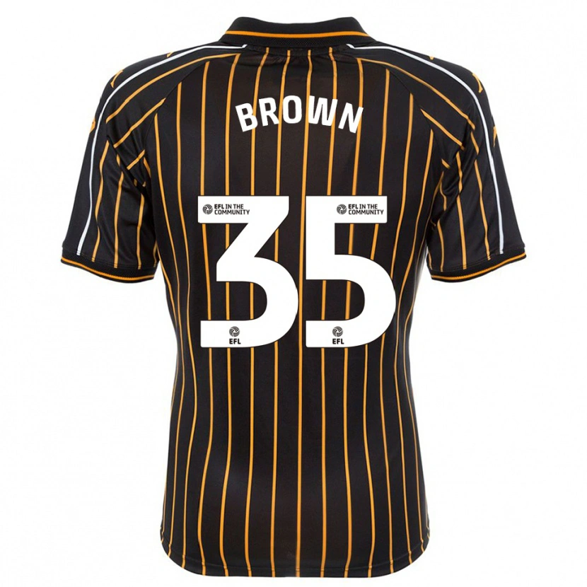 Danxen Hombre Camiseta Pharrell Brown #35 Blanco Negro 2ª Equipación 2025/26 La Camisa