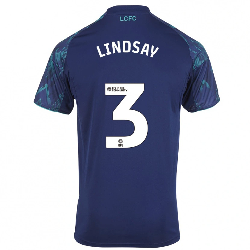 Danxen Hombre Camiseta Jahmari Lindsay #3 Azul Marino Verde Blanco 2ª Equipación 2025/26 La Camisa
