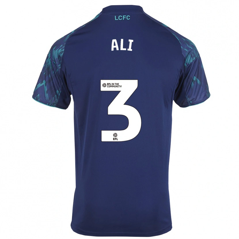 Danxen Hombre Camiseta Mirsad Ali #3 Azul Marino Verde Blanco 2ª Equipación 2025/26 La Camisa