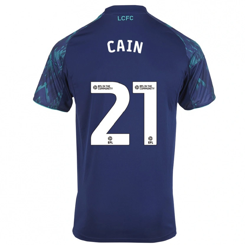 Danxen Hombre Camiseta Hannah Cain #21 Azul Marino Verde Blanco 2ª Equipación 2025/26 La Camisa