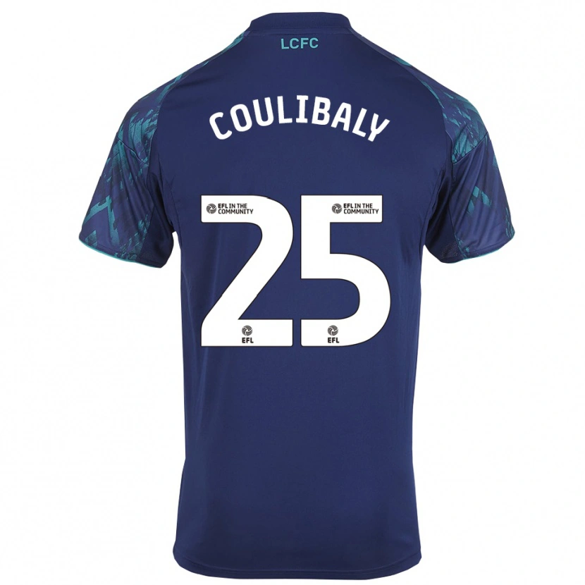 Danxen Hombre Camiseta Woyo Coulibaly #25 Azul Marino Verde Blanco 2ª Equipación 2025/26 La Camisa