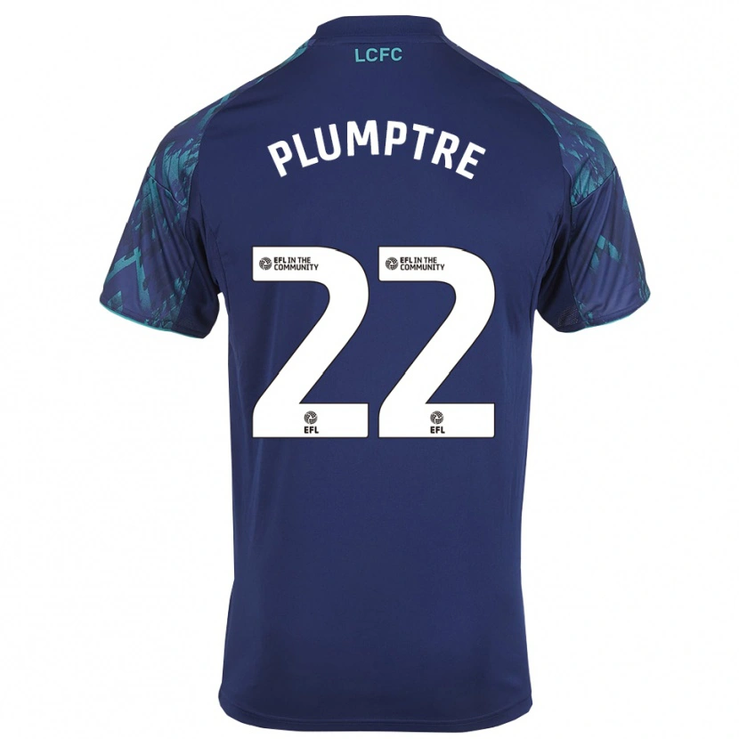 Danxen Hombre Camiseta Ashleigh Plumptre #22 Azul Marino Verde Blanco 2ª Equipación 2025/26 La Camisa