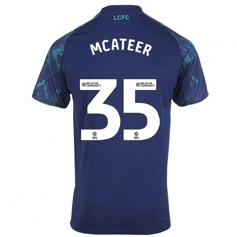 Danxen Hombre Camiseta Kasey Mcateer #35 Azul Marino Verde Blanco 2ª Equipación 2025/26 La Camisa
