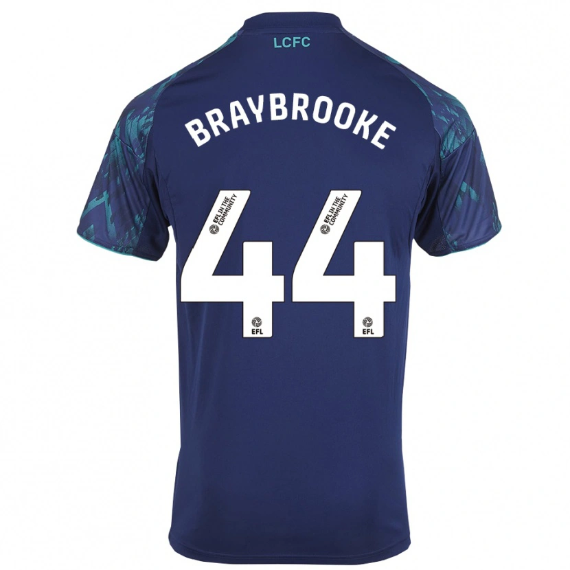 Danxen Hombre Camiseta Sammy Braybrooke #44 Azul Marino Verde Blanco 2ª Equipación 2025/26 La Camisa