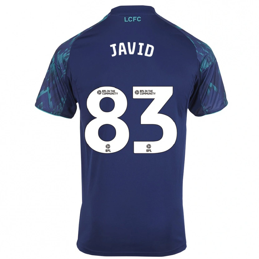 Danxen Hombre Camiseta Abdullah Javid #83 Azul Marino Verde Blanco 2ª Equipación 2025/26 La Camisa